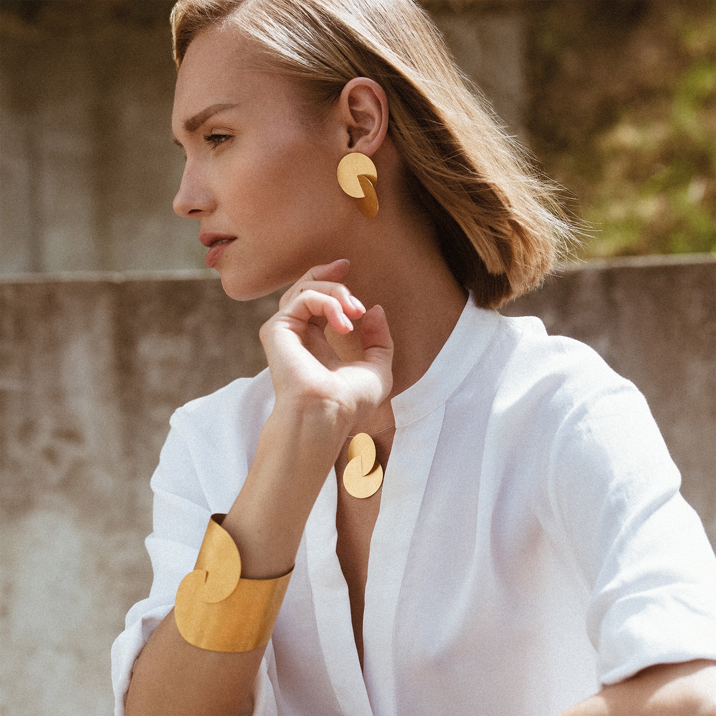 ZAREMSKI - Armreif in Silber - schmal