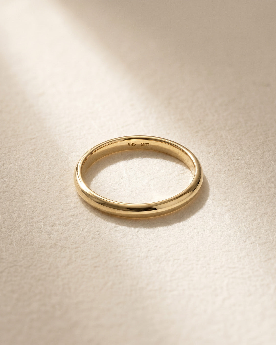 Schmaler Goldring, 2,5 mm