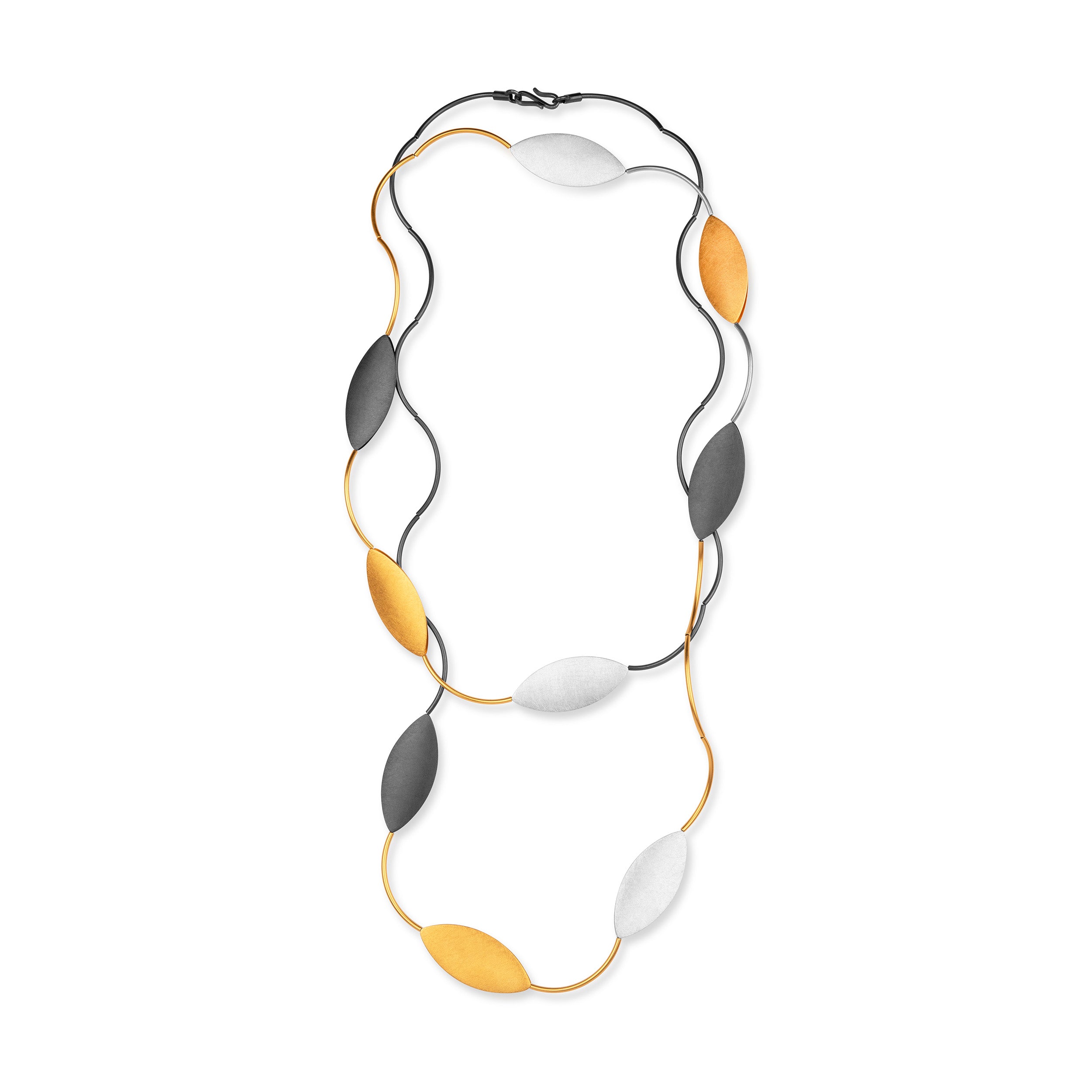 ZAREMSKI - Halsschmuck, Blätter, lang