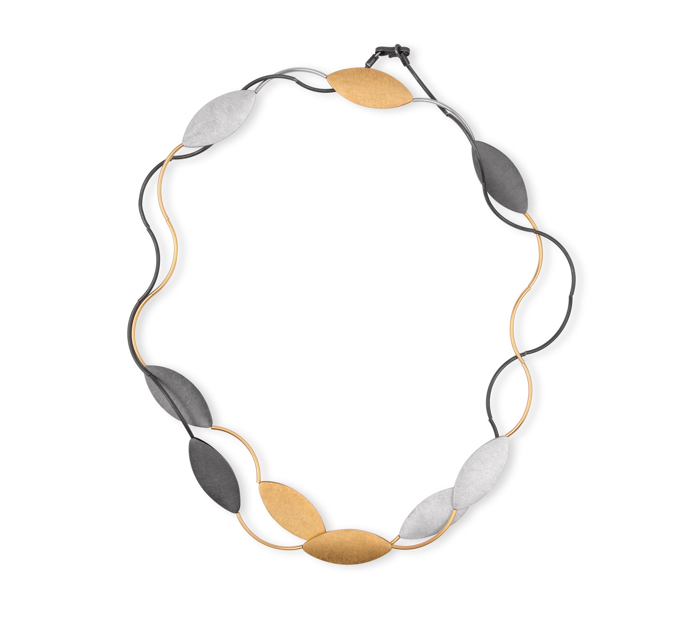 ZAREMSKI - Halsschmuck, Blätter, lang