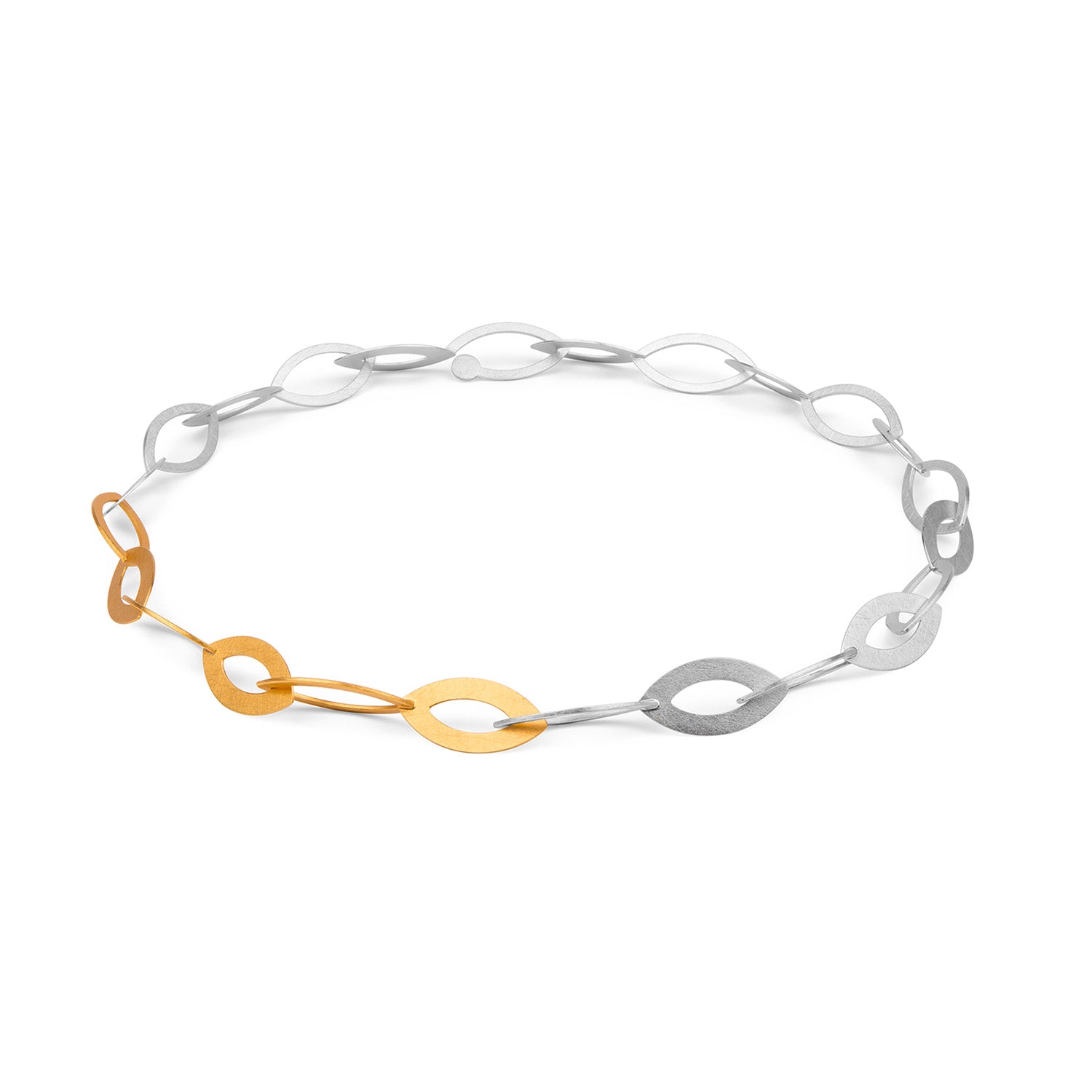 ZAREMSKI - Halsschmuck, Silber, teilweise vergoldet - N972