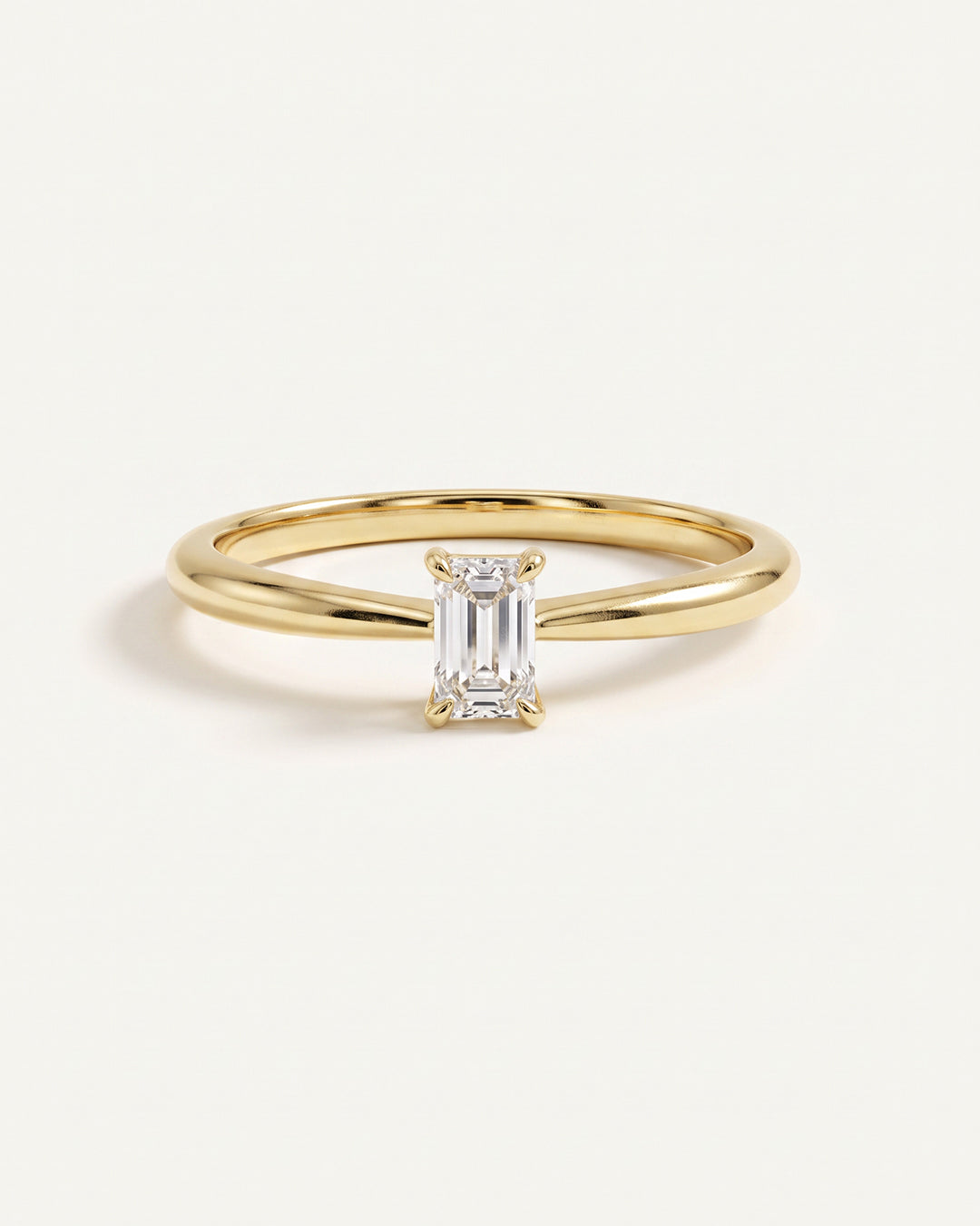 Verlobungsring, Diamant-Baguette