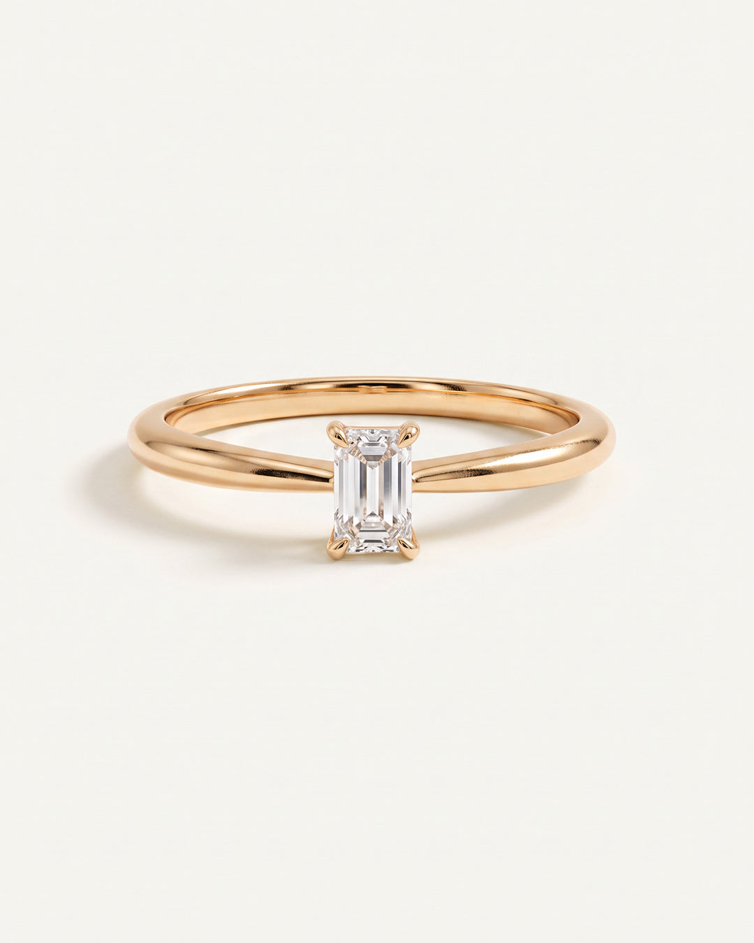 Verlobungsring, Diamant-Baguette