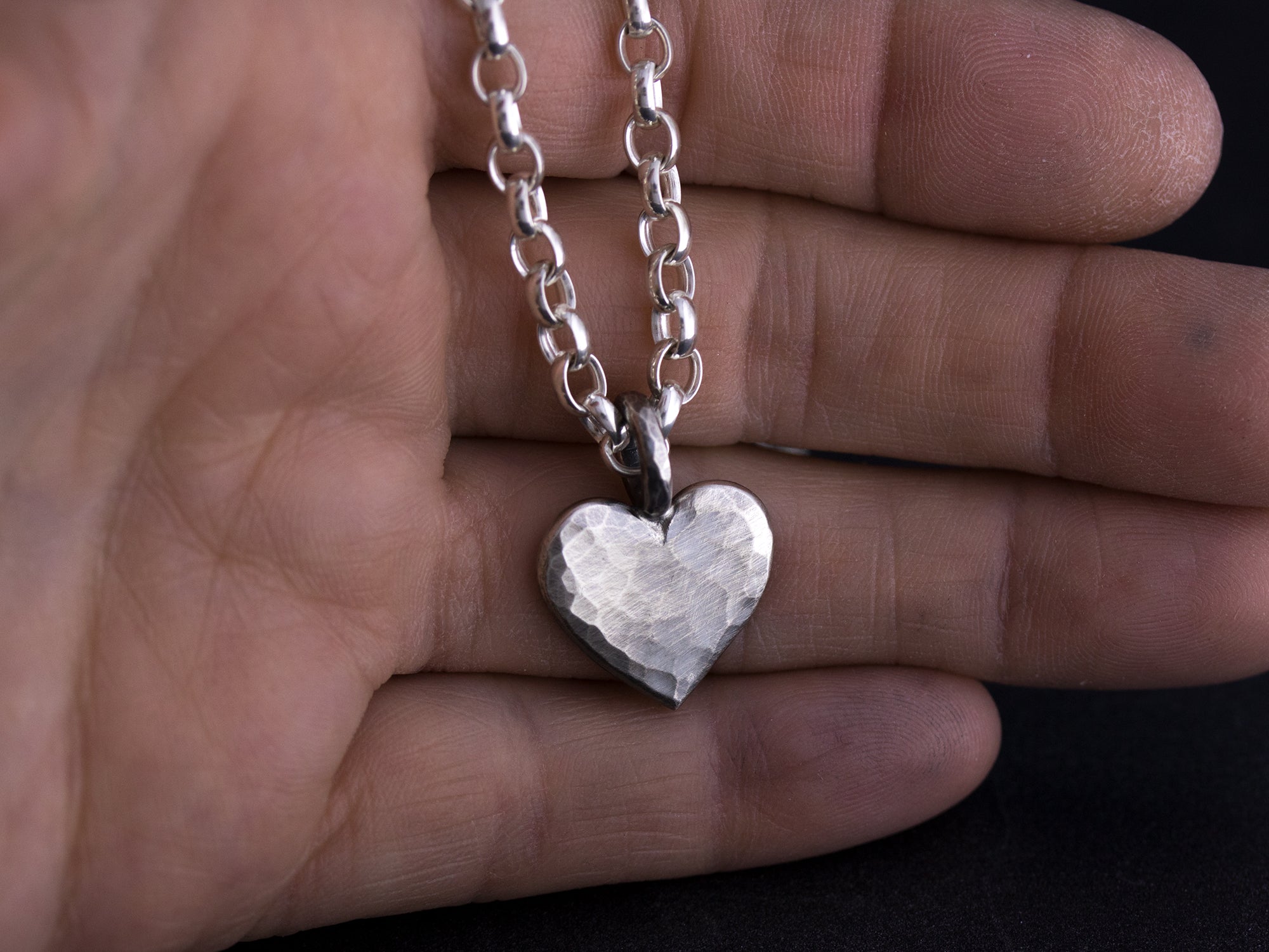 Herzanhänger mit Kette