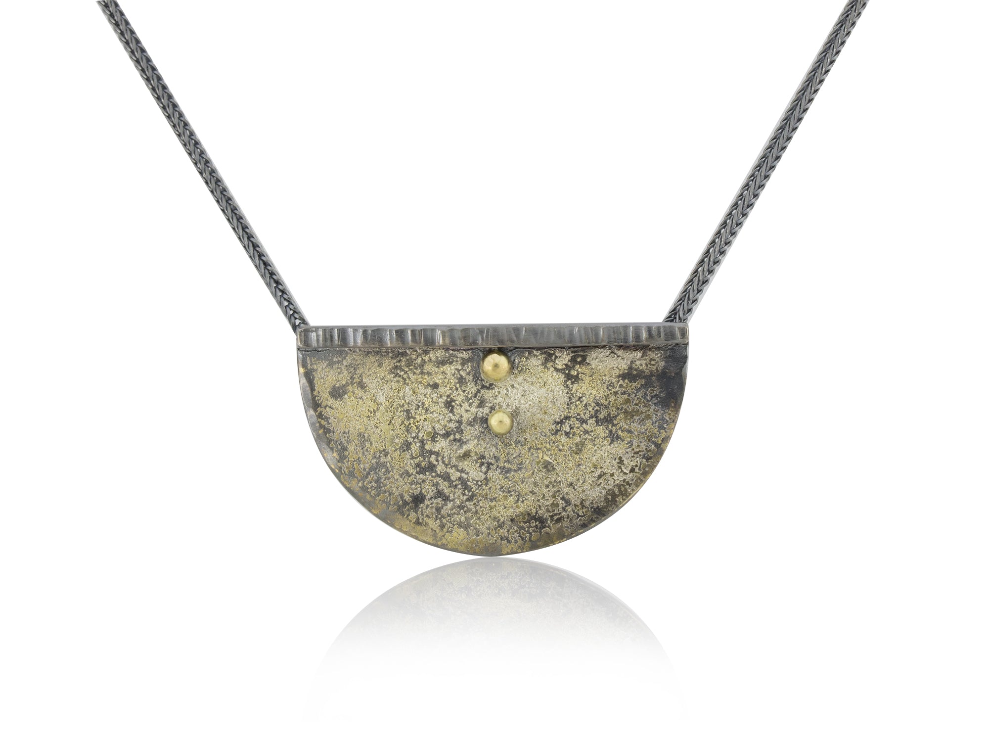 Collier mit Goldstaub, Goldkugeln