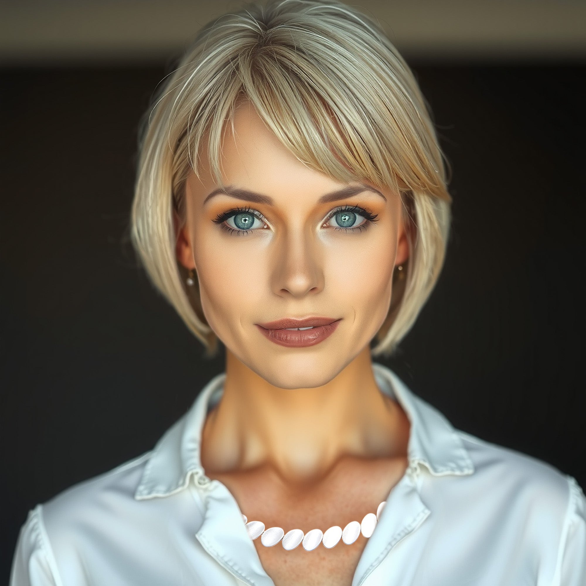 Halsschmuck von KELIM, Collier mit ovalen Plättchen