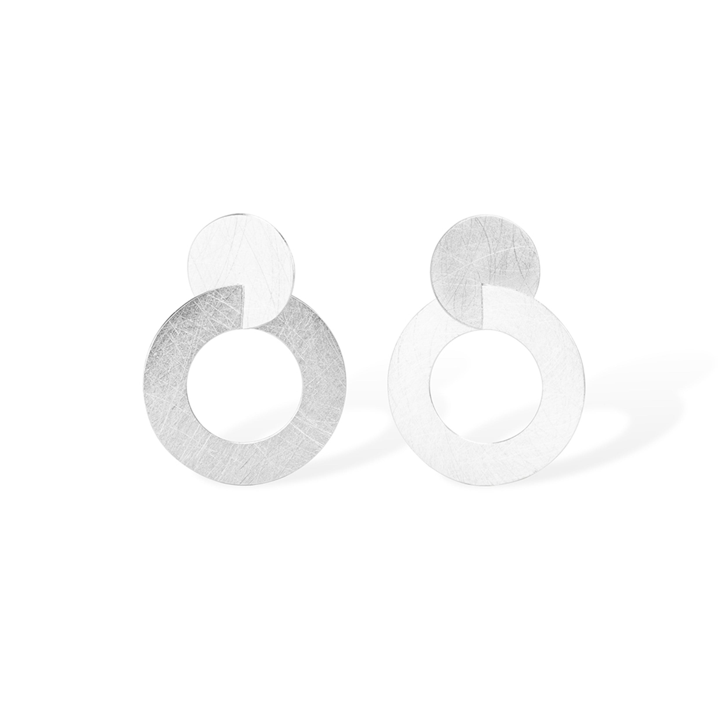 ZAREMSKI - Ohrstecker, Silber, Kreise