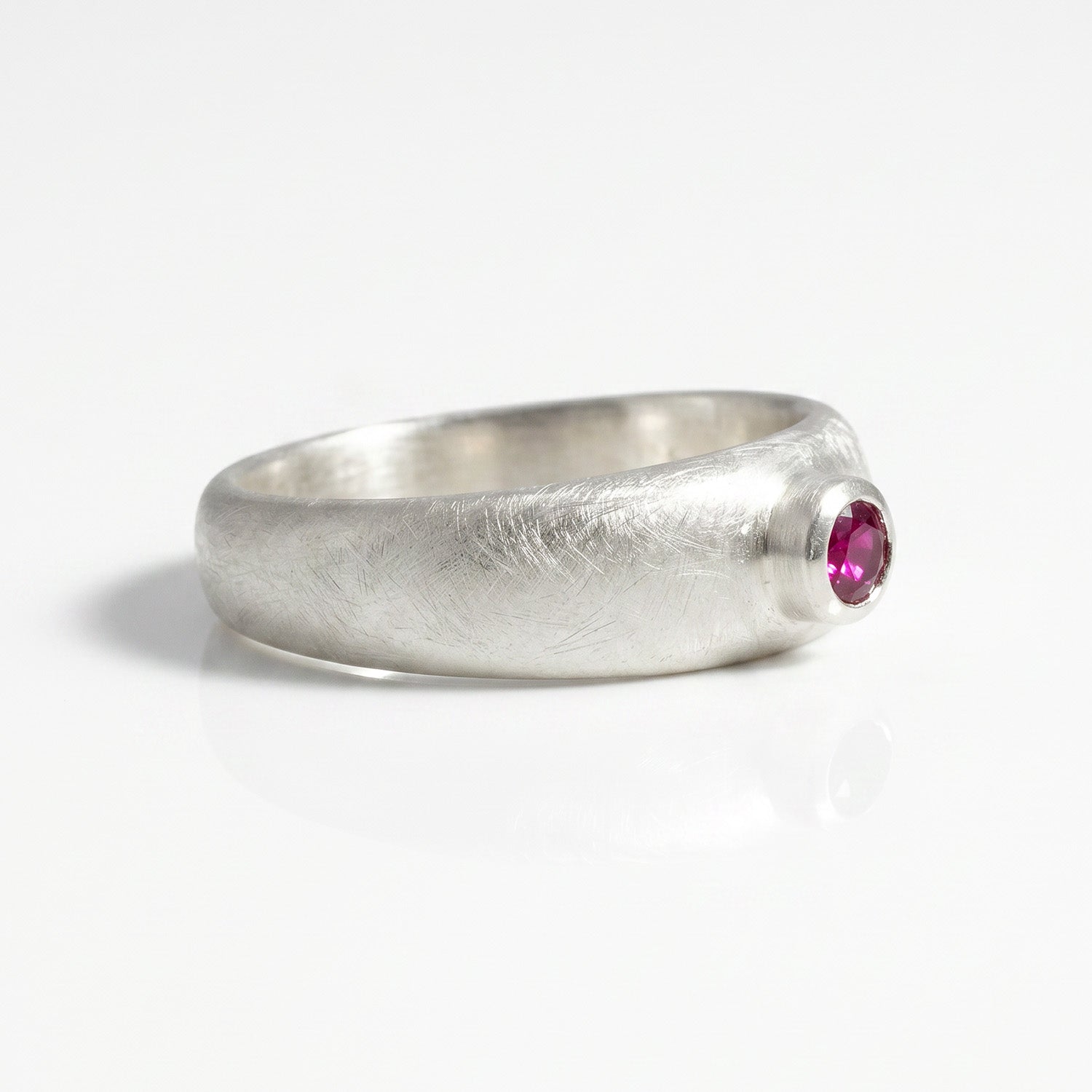 Bandring, Silber, Edelstein